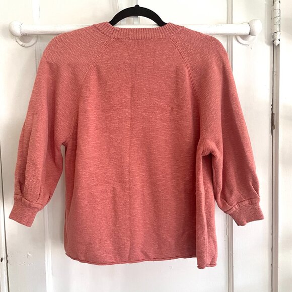 Madewell | Women's Short Sleeve Sweatshirt | Pink | XS | NWOT - Picture 6 of 7